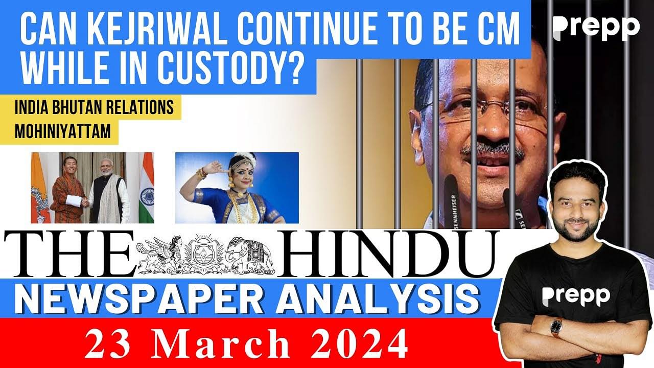 23 March 2024 Daily Current Affairs Analysis      thumbnail