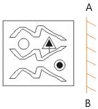 Question figure and mirror line AB
